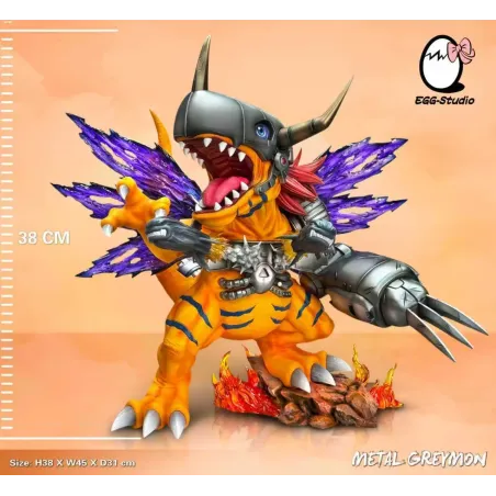 Digimon MetalGreymon EGG Studio