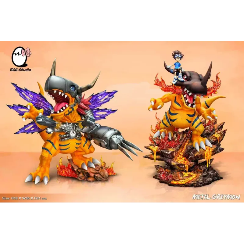 Digimon MetalGreymon EGG Studio