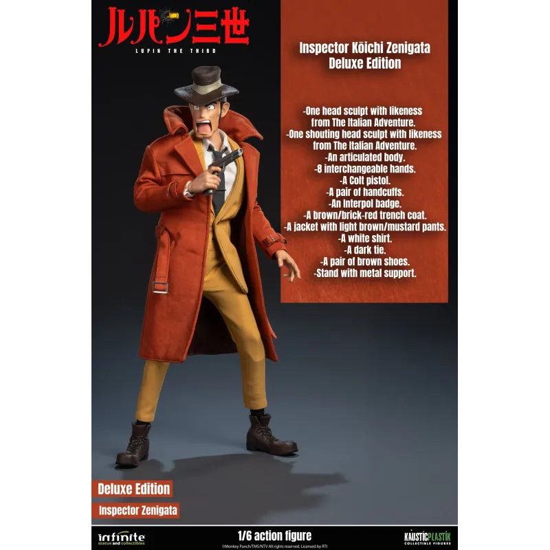Lupin the Third Inspector Koichi Zenigata Infinite Statue