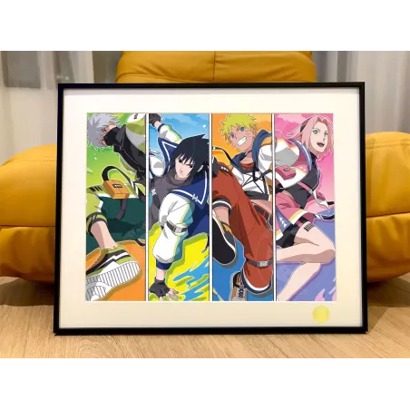 Naruto Shippuden Fashion Team 7 Decorative Painting XingKong