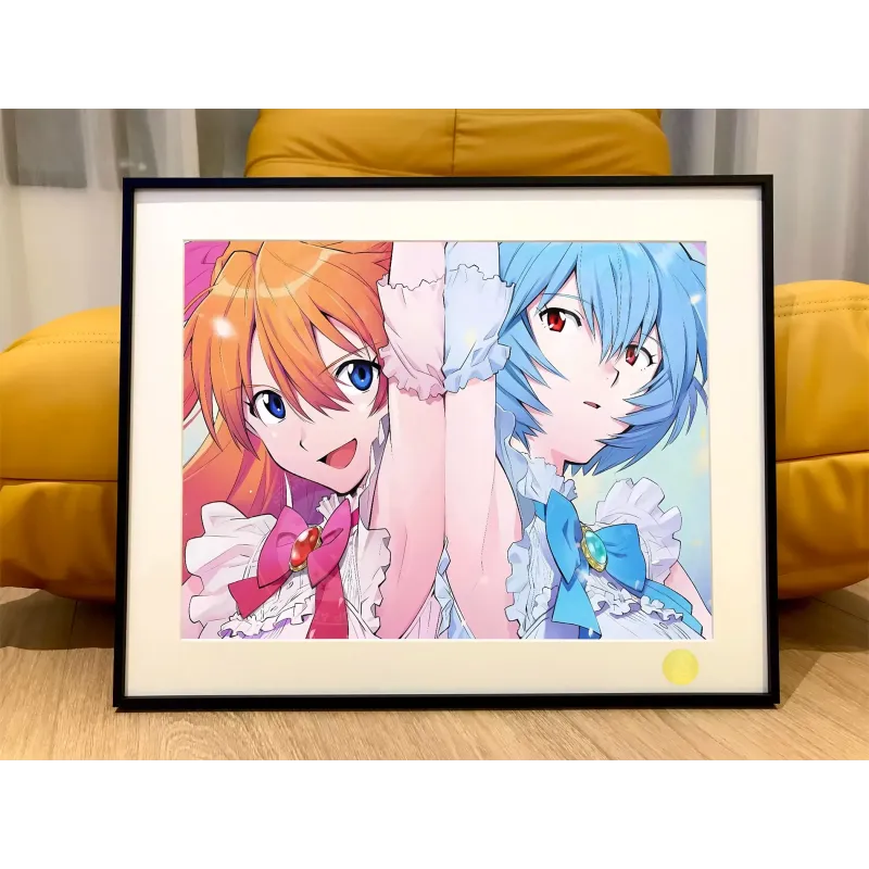 Neon Genesis Evangelion Asuka Langley & Ayanami Rei Decorative Painting XingKong