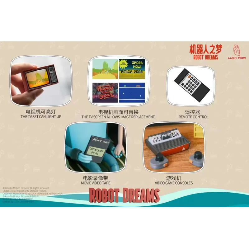 Robot Dreams Luck Moai