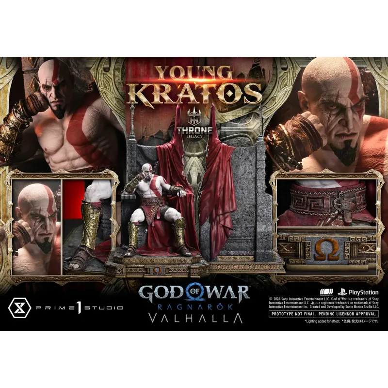 God of War: Ragnarok Young Kratos Prime 1 Studio