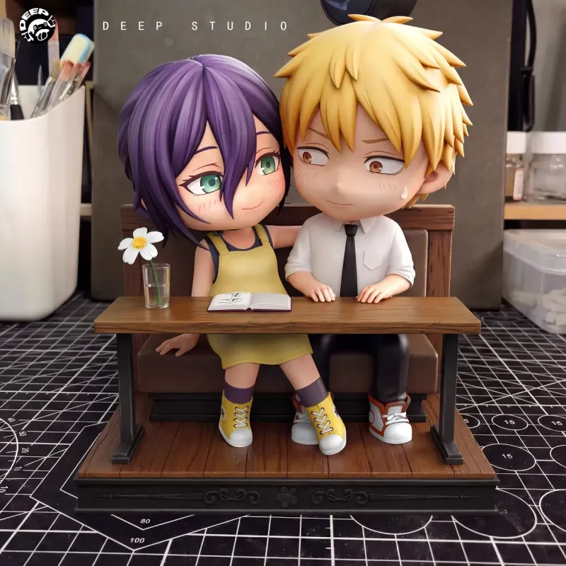 Chainsaw Man Reze X Denji in a Coffee Shop DEEP Studio