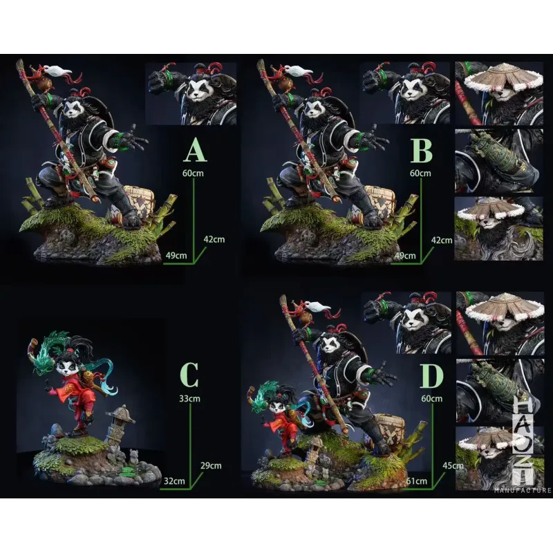 World of Warcraft Pandaren Chen & LiLi HAOZI Studio