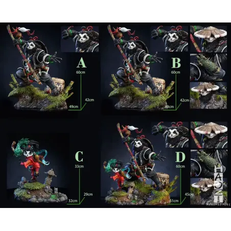 World of Warcraft Pandaren Chen & LiLi HAOZI Studio