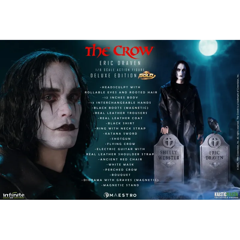 The Crow Eric Draven Kaustic Plastik