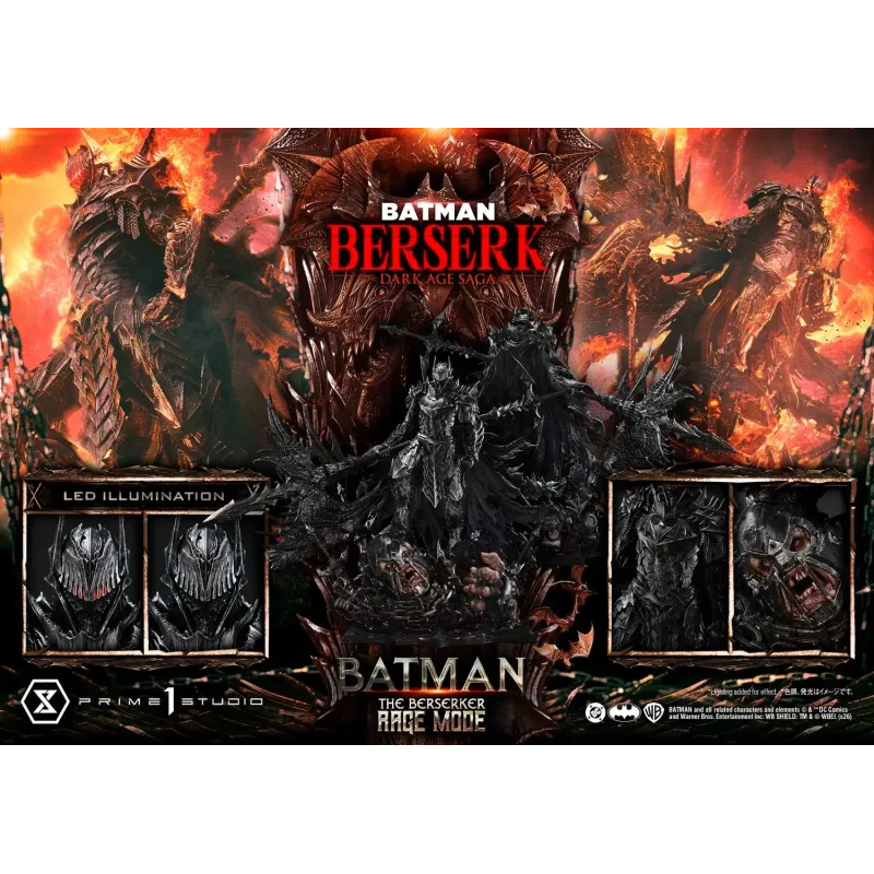 DC Dark Age Saga Batman The Berserker Rage Mode Prime 1 Studio