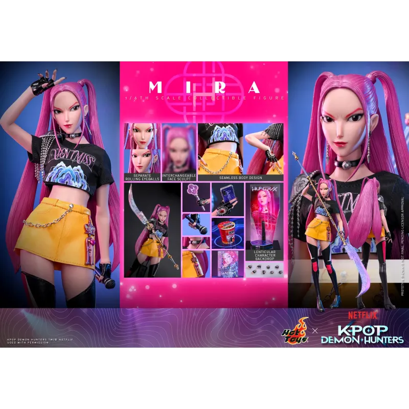 KPop Demon Hunters Rumi Mira Zoey Hot Toys