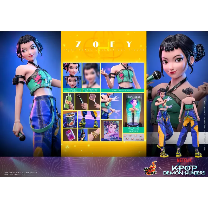 KPop Demon Hunters Rumi Mira Zoey Hot Toys