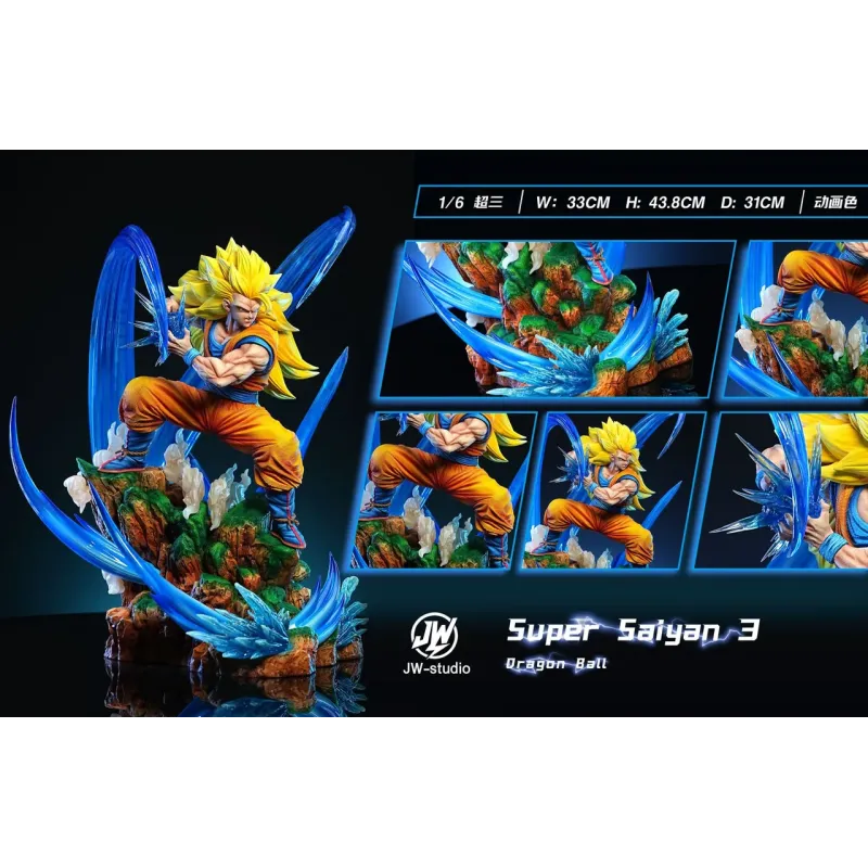 Dragon Ball Z Goku SSJ3 Kamehameha JW Studio