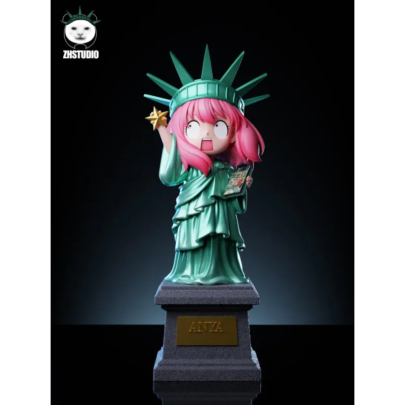 Spy x Family X Frieren: Beyond Journey's End Anya X Frieren Cosplay Statue of Liberty ZH Studio