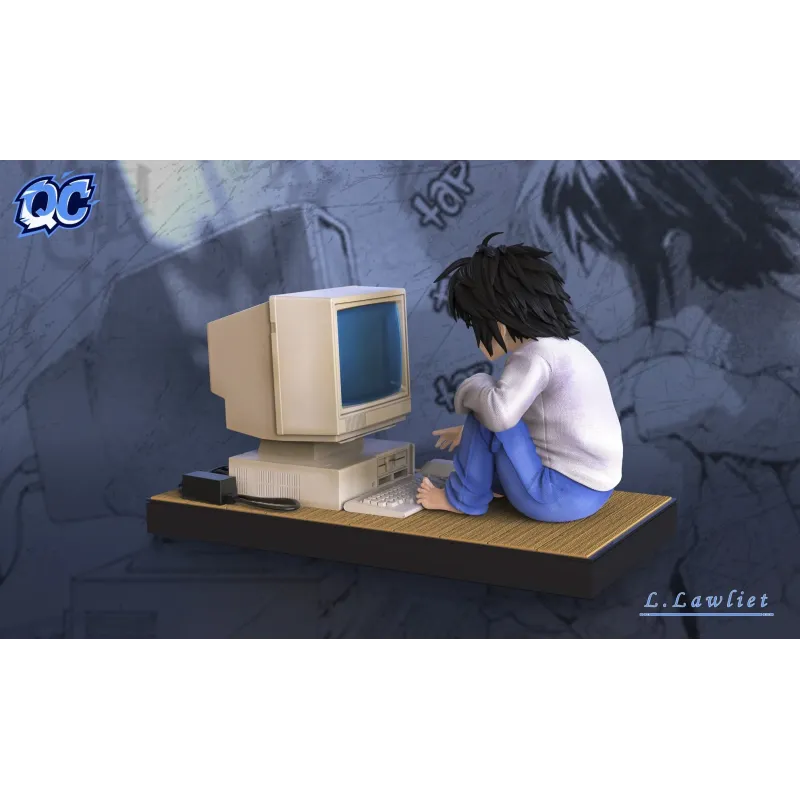 Death Note TV Watching Childhood L lawliet QC Studio