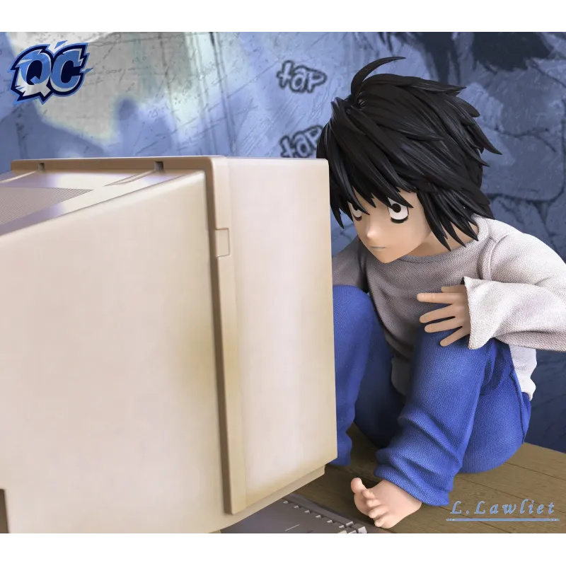 Death Note TV Watching Childhood L lawliet QC Studio