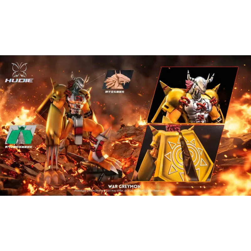 Digimon WarGreymon Hudie Studio