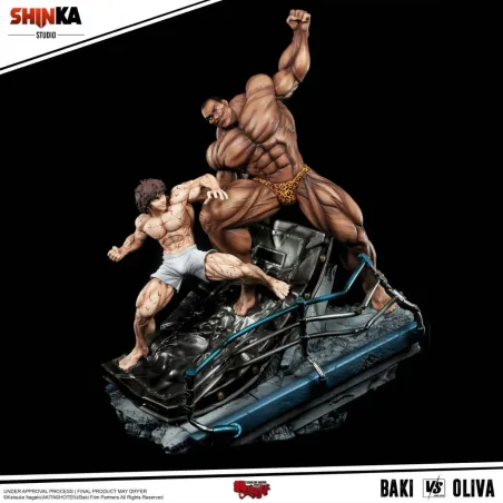 Baki the Grappler Baki vs Oliva Shinka Studio