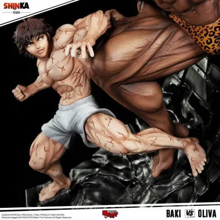 Baki the Grappler Baki vs Oliva Shinka Studio