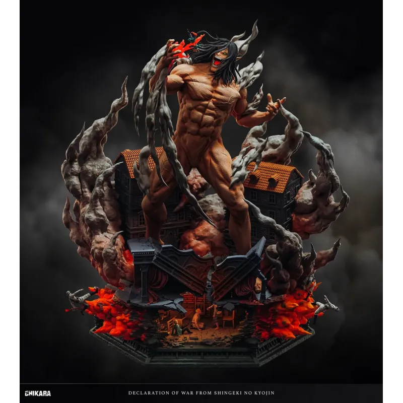 Attack on Titan Eren Declare War Chikara Studio