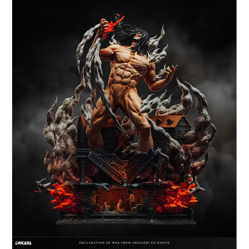 Attack on Titan Eren Declare War Chikara Studio