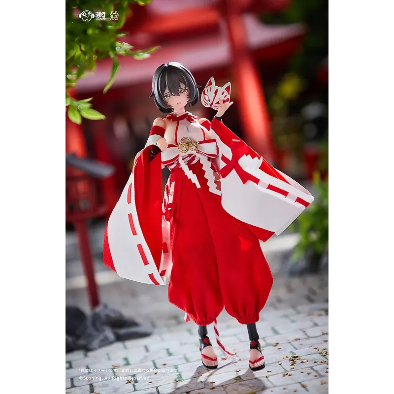 Original Character Combat Priestess Sakura Uefuji X Kikyou Uefuji Sushing Studio