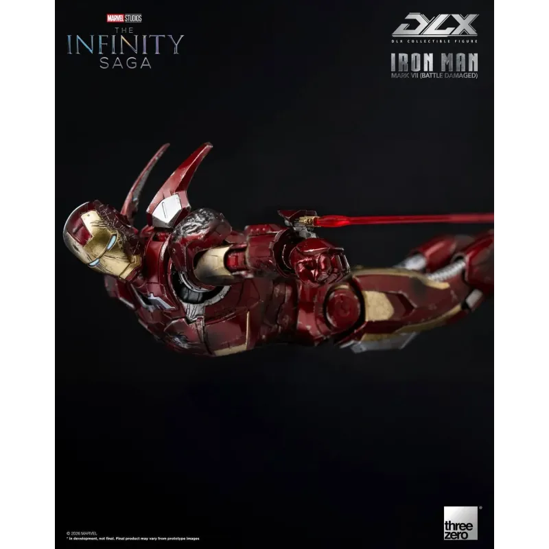 Marvel Studios: The Infinity Saga Iron Man Mark 7 Battle Damaged Threezero