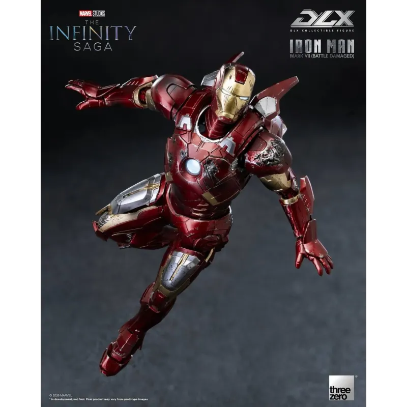 Marvel Studios: The Infinity Saga Iron Man Mark 7 Battle Damaged Threezero