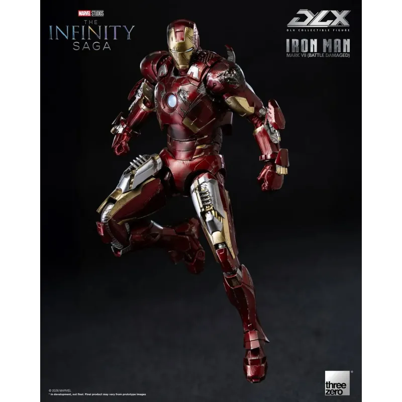 Marvel Studios: The Infinity Saga Iron Man Mark 7 Battle Damaged Threezero