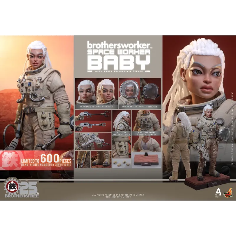 Original Character Space Worker Baby Hot Toys x Brothersfree