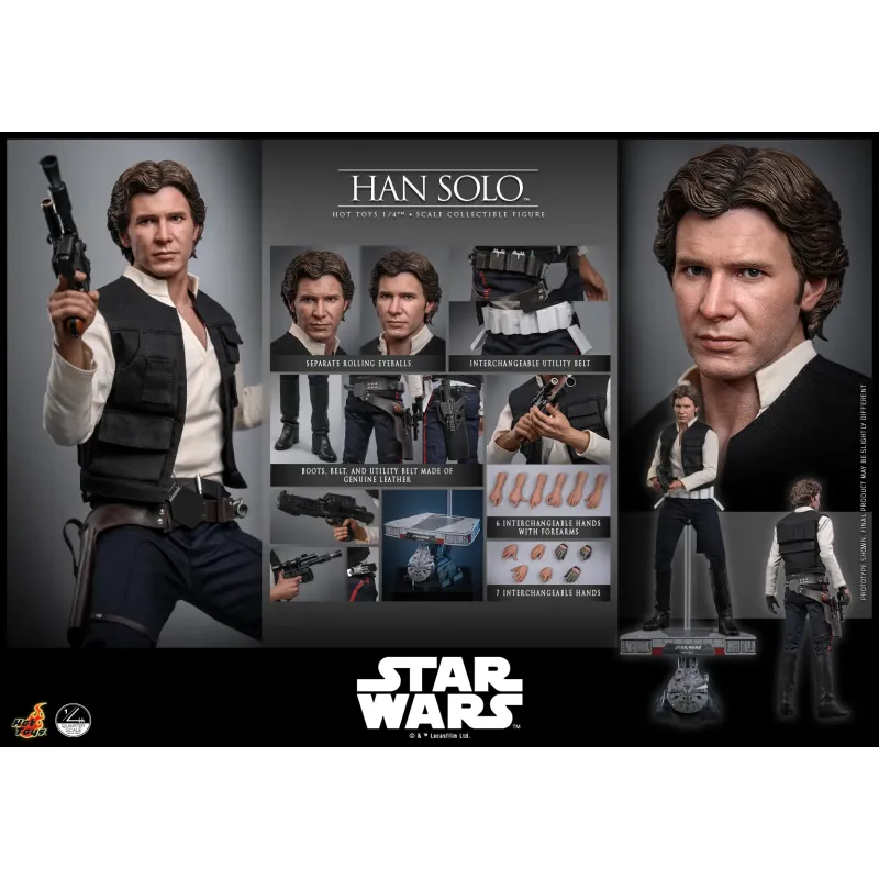 Star Wars Han Solo 1/4 Hot Toys
