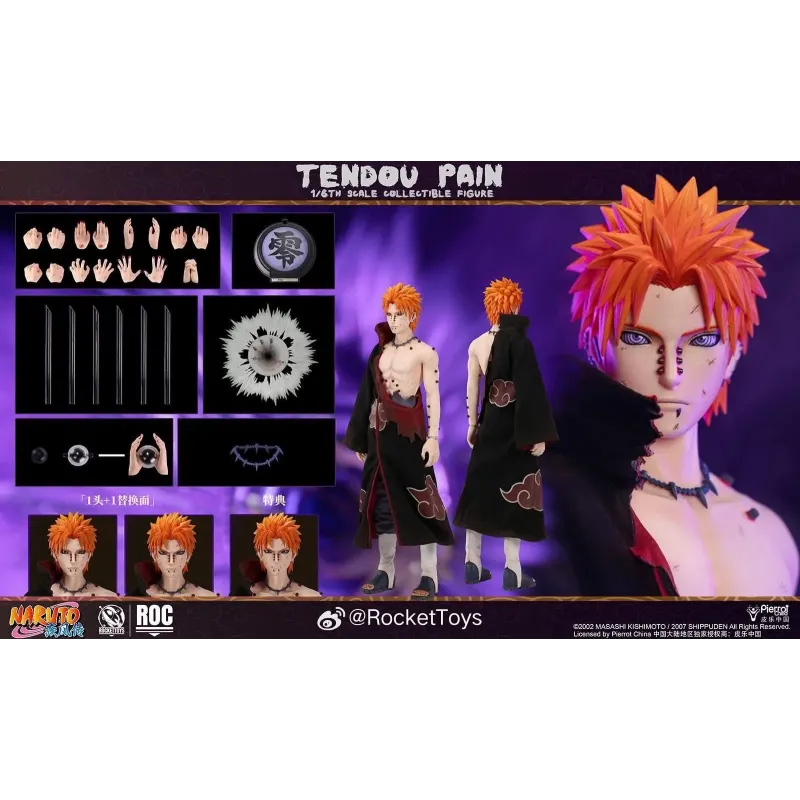 Naruto Shippuden Pain Battle Damaged RocketToys