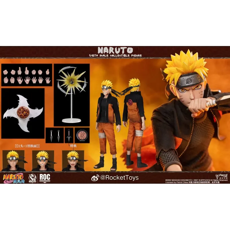 Naruto Shippuden Naruto Battle Damaged RocketToys