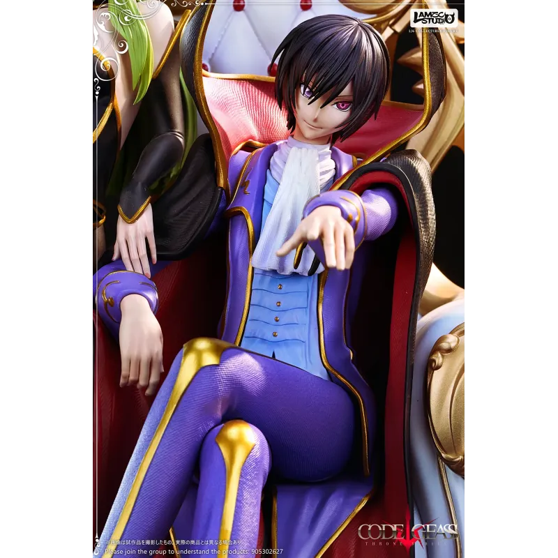 Code Geass Lelouch & CC With Chair LAMZC Studio