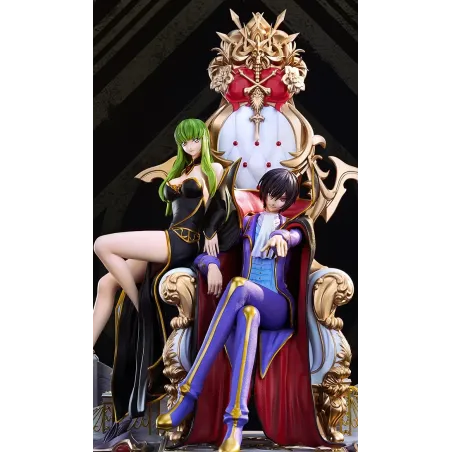 Code Geass Lelouch & CC With Chair LAMZC Studio