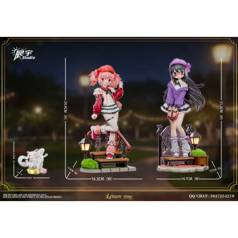 ChenYu Studio Kaname Madoka & Akemi Homura 1:6 con LED