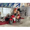 Dragon Ball Bulma X Son Goku Motorcycle SGJ Studio