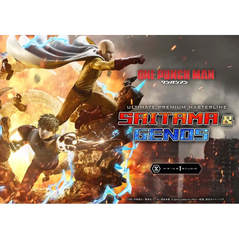 One Punch Man Saitama & Genos Prime 1 Studio