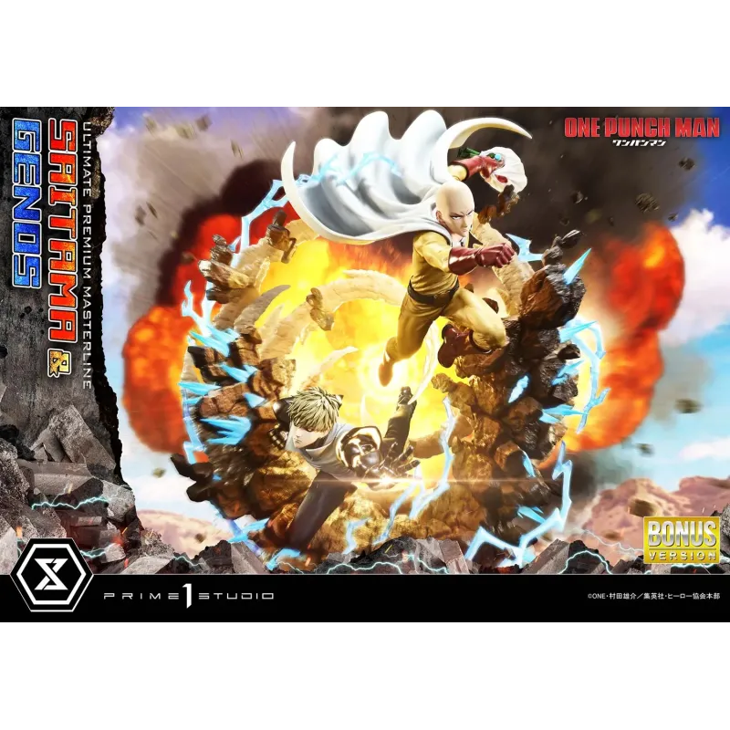 One Punch Man Saitama & Genos Prime 1 Studio