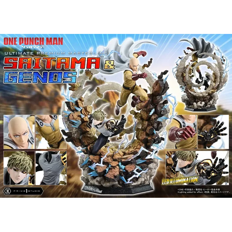 One Punch Man Saitama & Genos Prime 1 Studio