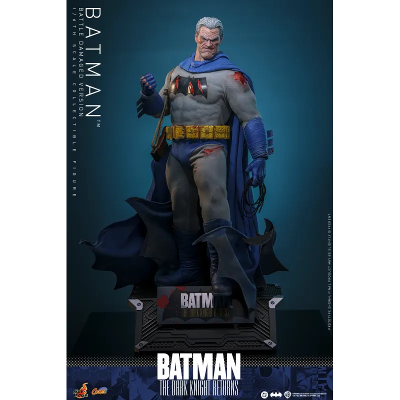 DC Batman: The Dark Knight Returns Batman (Battle Damaged Version) Hot Toys