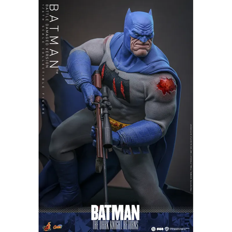 DC Batman: The Dark Knight Returns Batman (Battle Damaged Version) Hot Toys