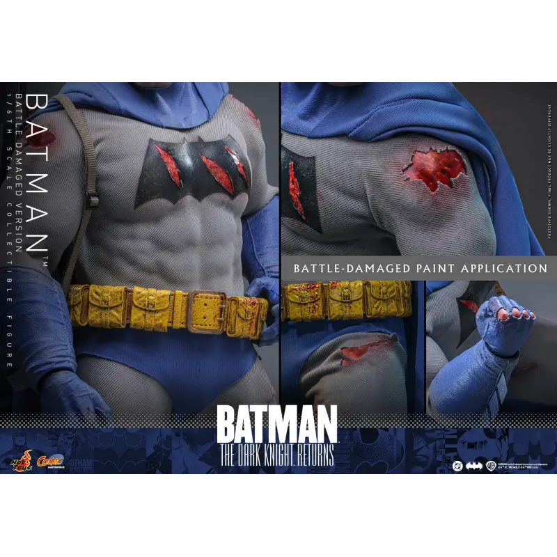 DC Batman: The Dark Knight Returns Batman (Battle Damaged Version) Hot Toys