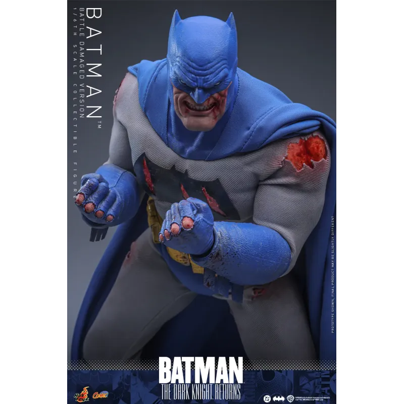 DC Batman: The Dark Knight Returns Batman (Battle Damaged Version) Hot Toys