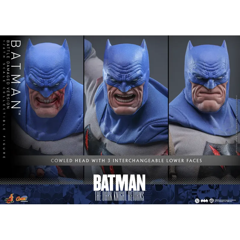 DC Batman: The Dark Knight Returns Batman (Battle Damaged Version) Hot Toys