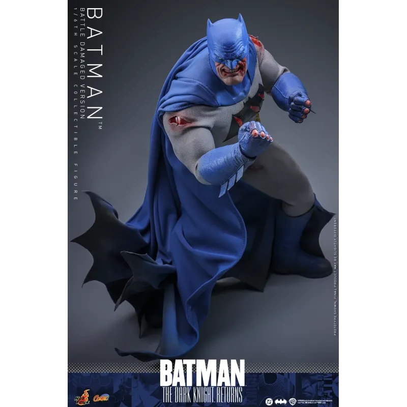 DC Batman: The Dark Knight Returns Batman (Battle Damaged Version) Hot Toys