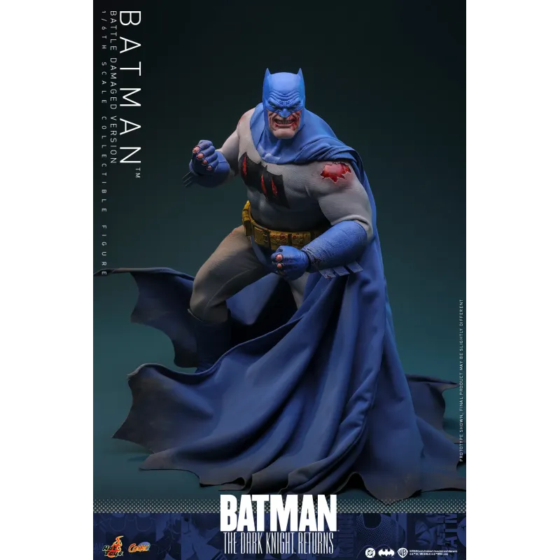 DC Batman: The Dark Knight Returns Batman (Battle Damaged Version) Hot Toys