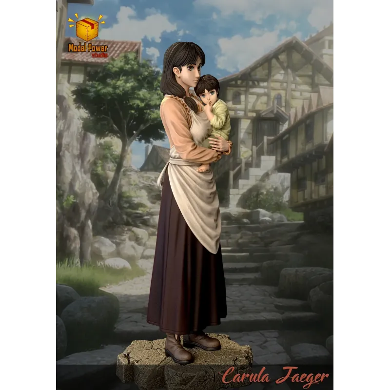 Attack on Titan Carla Jaeger X Eren Jaeger Model Power Studio