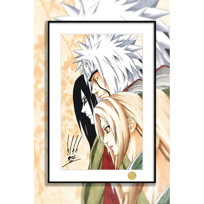 Naruto Shippuden Jiraiya, Orochimaru and Tsunade  Decorative Painting H-Two Studio