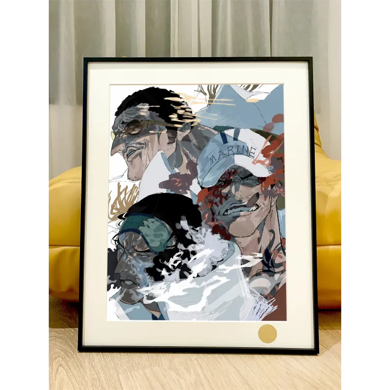 One Piece Three Admirals Decorative Painting XingKong Studio