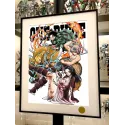 One Piece Style Demon Slayer Decorative Painting XingKong Studio