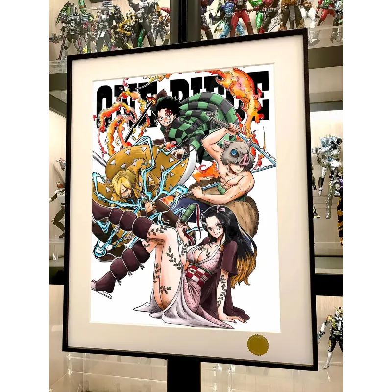 One Piece Style Demon Slayer Decorative Painting XingKong Studio